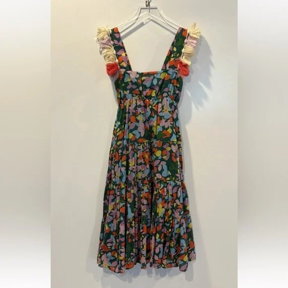 J. Crew Womens Tassel Dress In Confetti Floral Size XXS - Picture 2 of 10